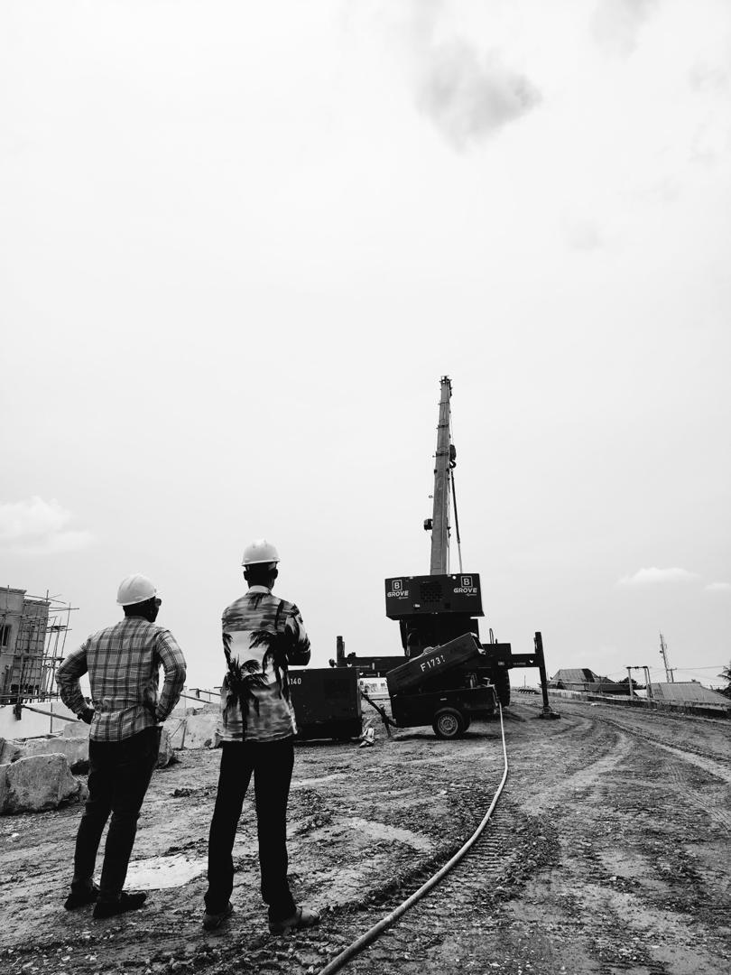Earthoc trainees working with industrial equipment
